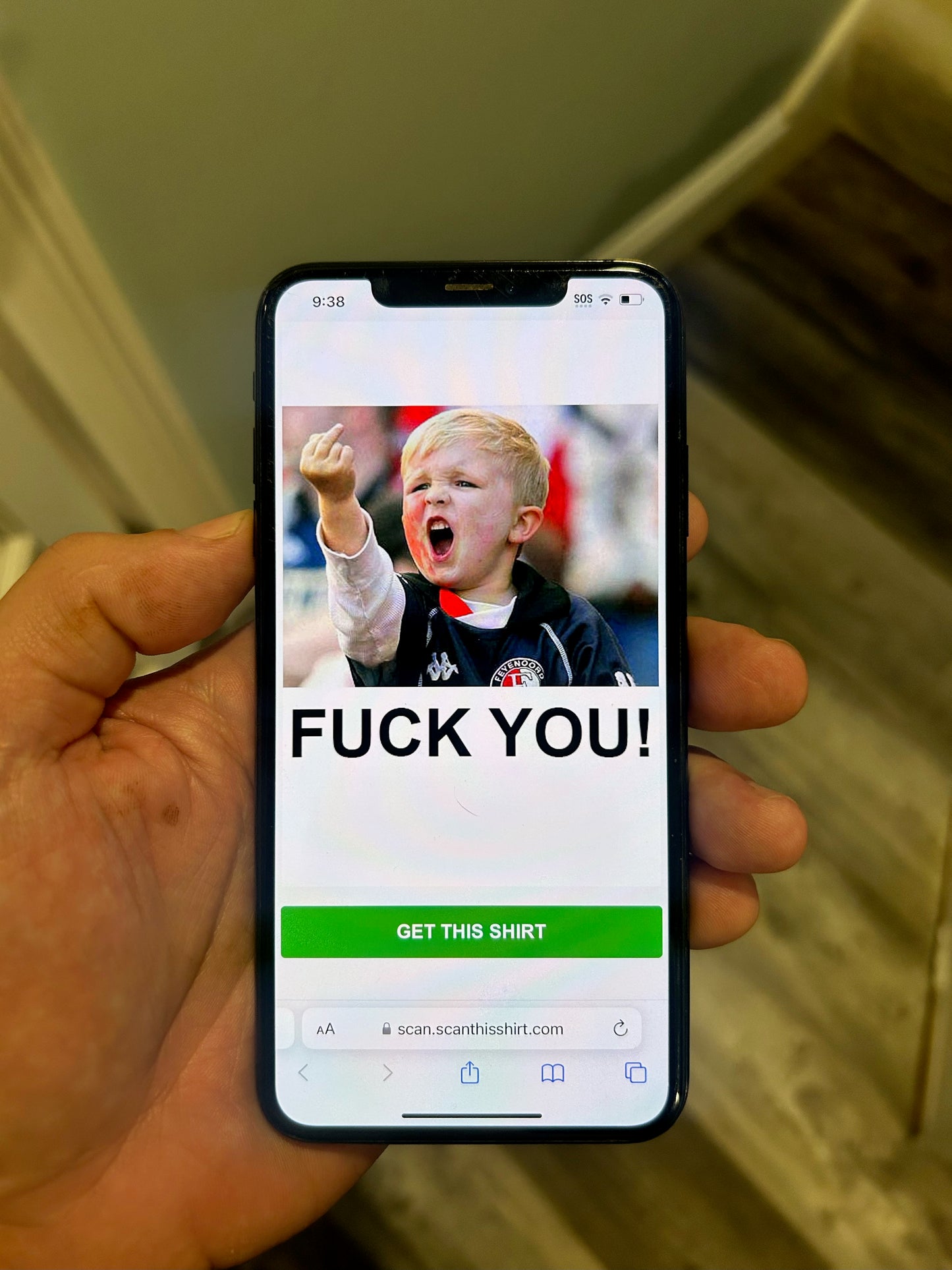 Fuck You Preset QR Tee Shirt