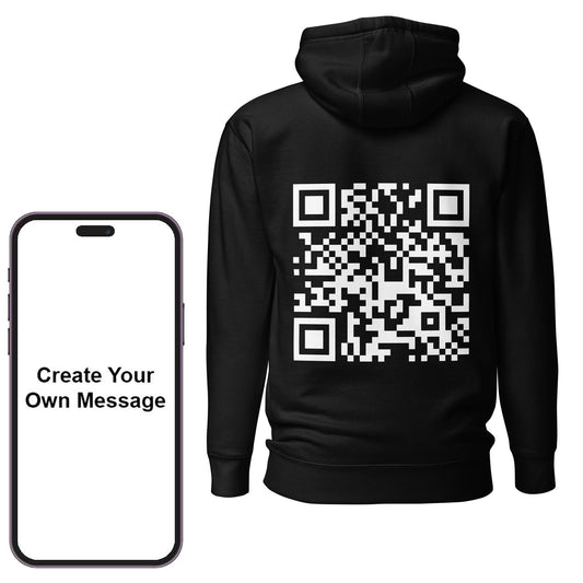 Custom Message QR Hoodie