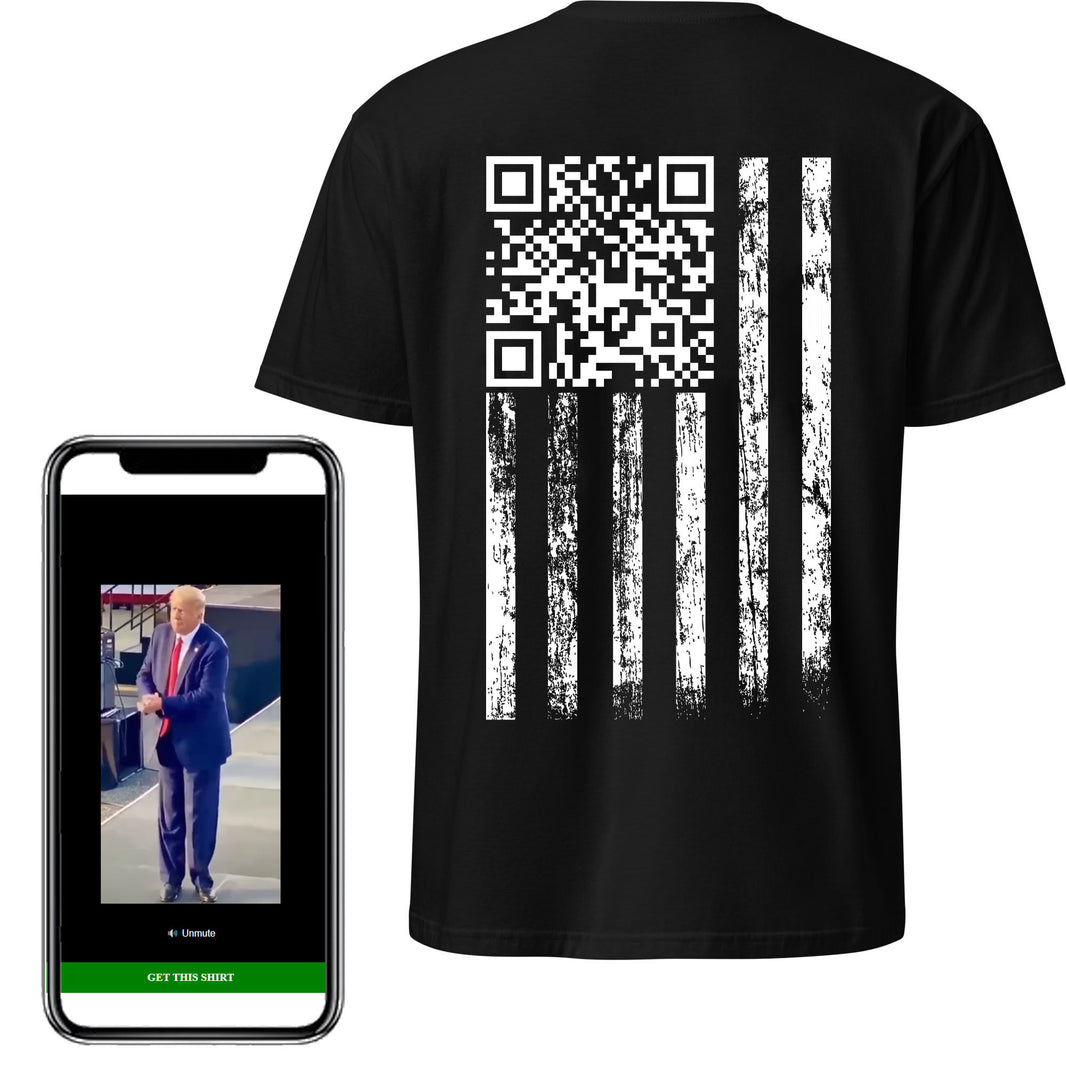 Trump YMCA Troll 45 - 47 Flag QR Shirts – Scan This Shirt