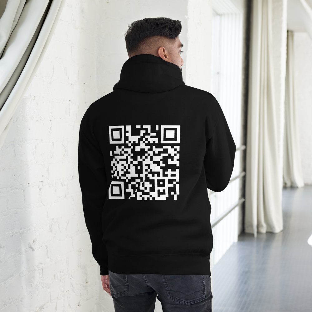 Custom Message QR Hoodie